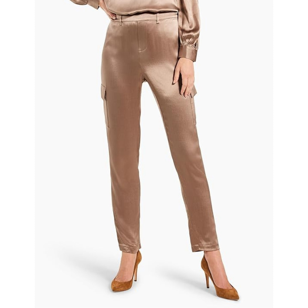 Women’s NIC+ZOE Relaxed Cargo Pant – Stucco – Size 14P – NWT